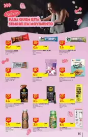 Folheto Auchan Página 15: Eletrólitos goldnutrition em sticks €6,79, Snacks kencko framboesa €0,99