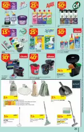 Folheto Auchan Página 25: Numa Seleção de Artigos Fapil, Swiffer Kit