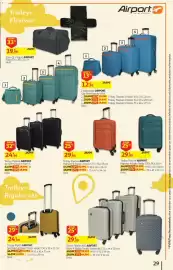 Folheto Auchan Página 29: Trolley flexível airport €29,99, Trolley Flexível airport €24,99
