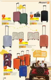 Folheto Auchan Página 30: Trolley Rígido ABS AIRPORT €29,99, Trolley Rígido ABS Airport €24,99