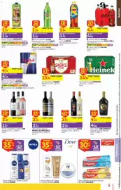 Folheto Auchan Página 5: Sumo/ Néctar UM BONGO Banana e Morango/ Manga/ 8 Frutos €1,10