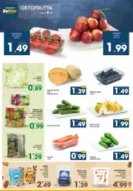 Volantino SeBón Supermercati Pagina 4: Carote €0,99, Zucchine scure €1,49