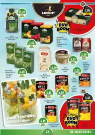 DUO-TES gazetka Strona 23: Ahmad Herbata Expressowa €4,69, Sandra Ananas Kostka €5,15