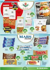 DUO-TES gazetka Strona 31: M&M's Czekoladowe €2,22, Milky Way €1,65