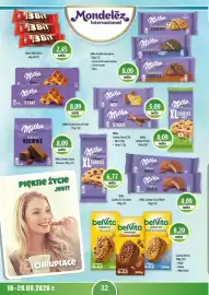 DUO-TES gazetka Strona 32: Ciastka Belvita €8,29, Milka Ciastka Sensations €8,09
