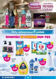 DUO-TES gazetka Strona 36: Gosia mop żółta mikrofibra €9,49, Konzentrat do płukania 1L €7,43