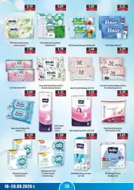 DUO-TES gazetka Strona 38: Bella Podpaski Nova Maxi €3,12, MOLA Familijna biała papier toaletowy €5,05
