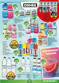 DUO-TES gazetka Strona 7: Woda Kinga Pienińska €1,55, Kinga Pienińska €1,29