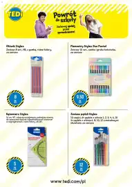 Tedi gazetka Strona 3: Flamastry Stylex Duo Pastel €9,50, Ołówki Stylex €8,00