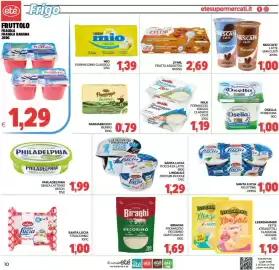 Volantino Eté Pagina 10: Nescafe' Latte vari gusti €1,00, Leerdammer fette xtrasottili classiche leggere €1,19