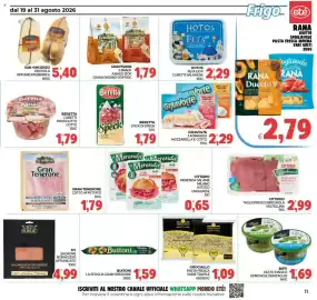 Volantino Eté Pagina 11: Giravolte 3 formaggi mozzarella e cotto €2,29, GranTerre 5 snack asiago dop grana padano dop €1,79