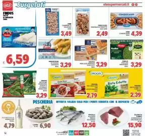 Volantino Eté Pagina 12: Frosta merluzzi gratinati €3,29, Frescogel preparato x risotto €2,49