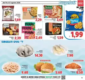 Volantino Eté Pagina 13: Pickers beer battered onion rings €2,49, Frosta Paella €3,29