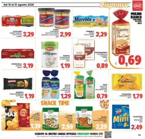 Volantino Eté Pagina 19: Curti Gallette Mais Bio €0,79, Tonno Consorcio filetto di tonno naturale €2,99