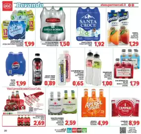 Volantino Eté Pagina 20: San Benedetto Bitter Rosso €1,79, Santal succo di frutta vari gusti €1,29