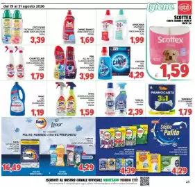 Volantino Eté Pagina 23: Chanteclair sgrassatore con candeggina classico fiori €1,79, Calgon gel €4,29
