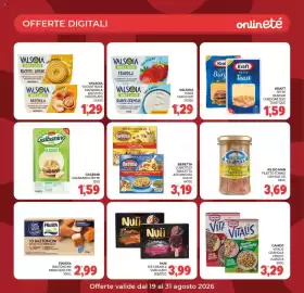 Volantino Eté Pagina 26: Beretta cubetti di pancetta affumicata dolce €3,19, Cameo Vitalis Granola Choco Classica €3,29