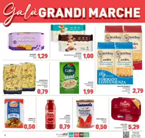 Volantino Eté Pagina 3: Garofalo pasta formati classici varie trafile €0,79, Fontanella pomodori pelati interi €0,50