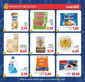 Volantino Eté Pagina 32: Bragagnolo pasta di semola €0,65, Beretta salame napoli €2,39