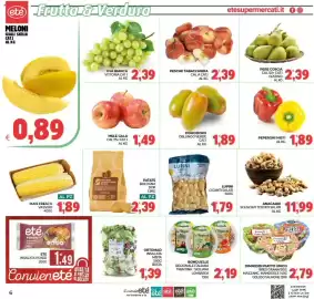 Volantino Eté Pagina 6: Anacardi sgusciati tostati salati €11,99, Patate di Bologna DOP €2,39