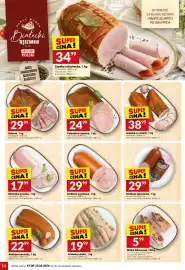 Twój Market gazetka tydzień 34 Strona 14: Mielonka tyrolska €17,99, Kiełbasa szynkowa €29,99