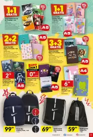 Twój Market gazetka tydzień 34 Strona 3: Plecak Nike Academy Team €99,99, Zeszyt Top 2000 Basic A5 €1,24