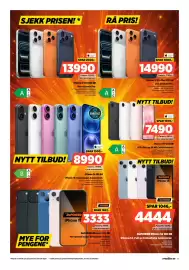 POWER kundeavis uke 34 Side 17: IPhone 16 128 GB €8.990,00, IPhone 17 Pro 256 GB €13.990,00