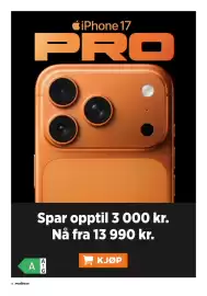 POWER kundeavis uke 34 Side 18: IPhone 17 Pro €13.990,00