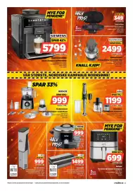 POWER kundeavis uke 34 Side 23: Braun Stavmikser €1.199,00, Siemens Espressomaskin €5.799,00