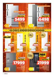 POWER kundeavis uke 34 Side 8: Kulz Fryssekap €4.999,00, Hisense Kombiskap €6.498,00