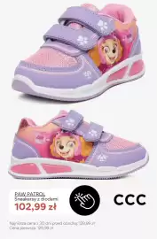 CCC gazetka Strona 11: Sneakersy z diodami Paw Patrol €102,99
