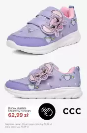 CCC gazetka Strona 5: Buty dziecięce sneakersy na rzepy Disney Classics €62,99