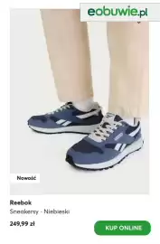 Eobuwie gazetka tydzień 34 Strona 4: Sneakersy Reebok niebieskie €249,99