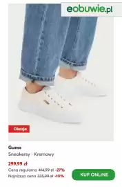 Eobuwie gazetka tydzień 34 Strona 4: Sneakersy Guess Kremowy €299,99