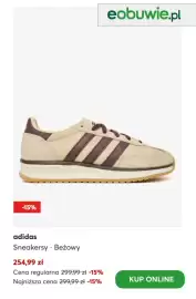 Eobuwie gazetka tydzień 34 Strona 5: Sneakersy Adidas beżowe €254,99
