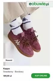 Eobuwie gazetka tydzień 34 Strona 7: Sneakersy Kappa bordowe €199,99