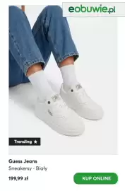 Eobuwie gazetka tydzień 34 Strona 8: Sneakersy Guess Jeans białe €199,99