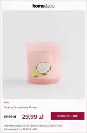 Home&You gazetka tydzień 34 Strona 12: Świeca zapachowa Floren home & you €29,99