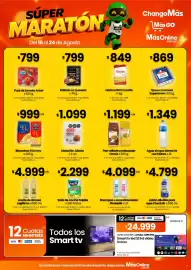 Catálogo Changomas semana 34 Página 1: Check pan rallado o rebozador €1.199,00, Sierra de los padres agua sin gas €1.349,00