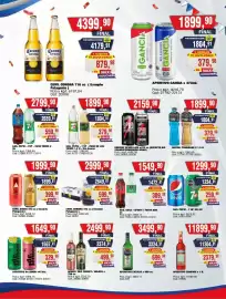 Revista Maxiconsumo semana 34 Página 22: Cerv. corona 473 cc €299.990,00, 7 up gas pepsi €180.491,00
