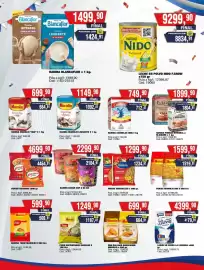 Revista Maxiconsumo semana 34 Página 6: Matarazzo fideos €123.491,00, Marolio harina de trigo leudante €114.990,00