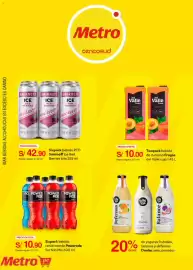Catálogo Metro semana 34 Página 3: Smirnoff ice red berries €42,90, Powerade bebida rehidratante €10,90