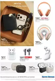 Harvey Norman catalogue Page 11: AirPods Pro 3. €427,00, AirPods Max (USB-C) - Orange €797,00