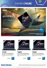Harvey Norman catalogue Page 20: Acer Nitro V16 Gaming Laptop €3.899,00, Acer Nitro V16 Gaming Laptop €3.999,00