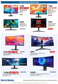 Harvey Norman catalogue Page 26: Lenovo Legion 34" QHD Curved Gaming Monitor €699,00