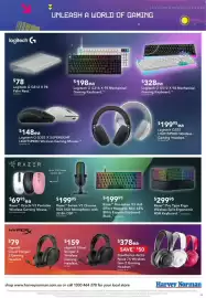 Harvey Norman catalogue Page 31: Logitech G G512 X 98 Mechanical Gaming Keyboard €328,00