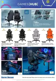 Harvey Norman catalogue Page 36: Anda Seat 'Kaiser' 3 Series Premium Fabric Gaming Chair (XL) €848,00