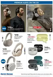 Harvey Norman catalogue Page 42: Sony WH-1000XM5 Noise-Cancelling Wireless Headphones €398,00