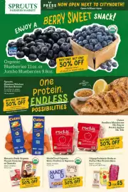 Sprouts Farmers Market weekly ad week 34 Page 1: Olipop Prebiotic Soda or Perfect Bar Protein Bars €5,00