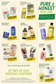 Sprouts Farmers Market weekly ad week 34 Page 10: Grounded protein m*lkshake drink €2,49